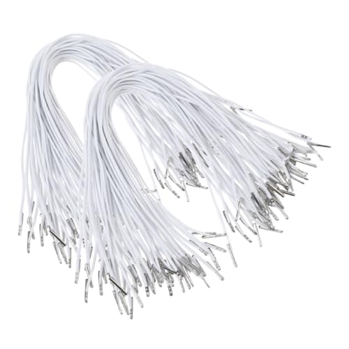 TOVINANNA 200 Stück Handgefertigte Lanyard Augenmasken Ersatzgummis Für Aktengummis Mit Metallenden Elastische Widerhakenschnüre Schlaufen Stretch DIY Bastel Elastikkordel TOVINANNA 200 Stück Handgefertigte Lanyard Augenmasken Ersatzgummis Für Aktengummis Mit Metallenden Elastische Widerhakenschnüre Schlaufen Stretch DIY Bastel Elastikkordel von TOVINANNA