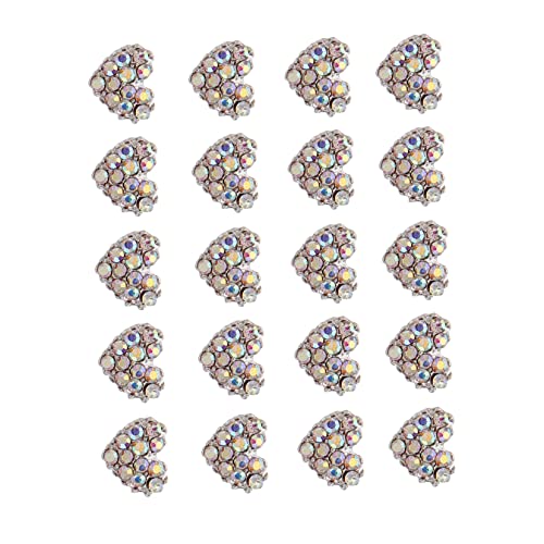TOVINANNA 20Stücke Herz Nagel Aufkleber Strass Nail Art Dekorationen für DIY Maniküre für Partys Einfach Anzuwenden Geeignet für Natürliche und Künstliche Nägel Vielseitig TOVINANNA 20Stücke Herz Nagel Aufkleber Strass Nail Art Dekorationen für DIY Maniküre für Partys Einfach Anzuwenden Geeignet für Natürliche und Künstliche Nägel Vielseitig von TOVINANNA
