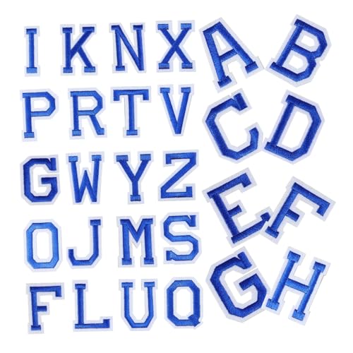 TOVINANNA 26Stücke Aufnäher Aufbügeln Dekorative Buchstaben für Kleidung Vielseitige Alphabet Patches Strapazierfähigem Verschönern und Reparieren von TOVINANNA