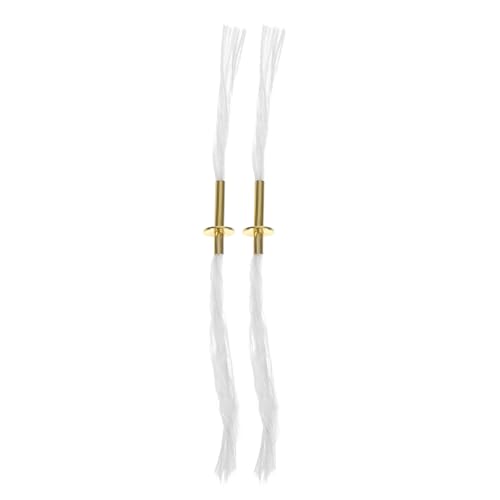 TOVINANNA 2Pcs Glasfaserdocht Öllampendocht Mit Metallrohrhalter Dochtendbrenner -Ersatzdocht Für Butterlampen Tempellampen Wohnkultur von TOVINANNA