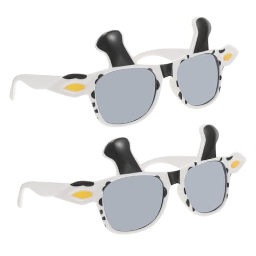 TOVINANNA 2Stücke Lustige Kuh Brille für Cosplay Mottopartys für Halloween Karneval Strandpartys Komfortabel Perfektes Fotorequisit von TOVINANNA