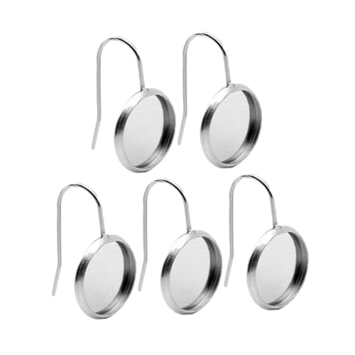 TOVINANNA 30 Stück Edelstahl Ohrstecker Rohlinge Silber Ohrring Lünette DIY Schmuckzubehör Schmuckherstellung Zubehör für Individuelle Ohrring Designs und Bastelarbeiten TOVINANNA 30 Stück Edelstahl Ohrstecker Rohlinge Silber Ohrring Lünette DIY Schmuckzubehör Schmuckherstellung Zubehör für Individuelle Ohrring Designs und Bastelarbeiten von TOVINANNA