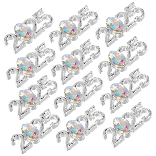 TOVINANNA 30 Stück Teiliges Metalllegierung Charms mit Strasssteinen Diy Nageldekoration für Nail Art Vielseitig für Glänzend und Modern TOVINANNA 30 Stück Teiliges Metalllegierung Charms mit Strasssteinen Diy Nageldekoration für Nail Art Vielseitig für Glänzend und Modern von TOVINANNA