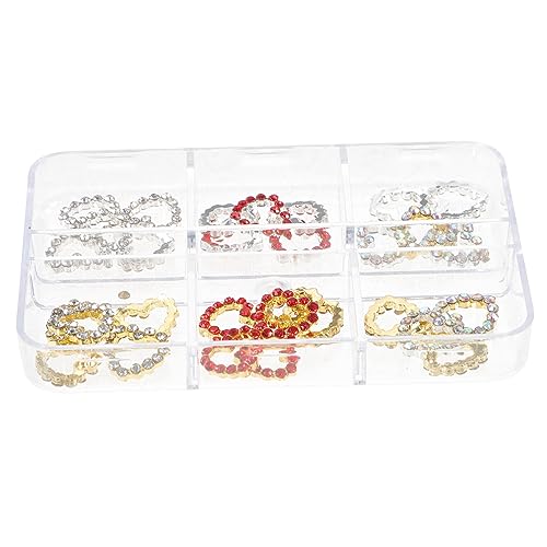 TOVINANNA 30Stücke Herz Nageljuwelen Bunte Nagelkunst Deko für Kreative Designs für Dating Arbeit Schule und Besondere Anlässe TOVINANNA 30Stücke Herz Nageljuwelen Bunte Nagelkunst Deko für Kreative Designs für Dating Arbeit Schule und Besondere Anlässe von TOVINANNA