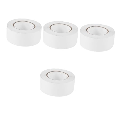 TOVINANNA 4 Rollen Runde Aufkleber für Umschläge Rollenkleber für Dekoration und Etikettierung Selbstklebende Dots für Ordnung und Kreative Projekte von TOVINANNA