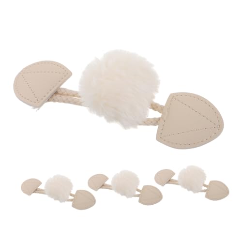 TOVINANNA 4 Stück Mantel nähknöpfe aus harz Knebelknöpfe für Pullover Knöpfe mit Hornschnalle Hemden mit Knebelverschlüssen runder Nähknopf Ärmelknopf Knopfdekor Plüsch Beige TOVINANNA 4 Stück Mantel nähknöpfe aus harz Knebelknöpfe für Pullover Knöpfe mit Hornschnalle Hemden mit Knebelverschlüssen runder Nähknopf Ärmelknopf Knopfdekor Plüsch Beige von TOVINANNA