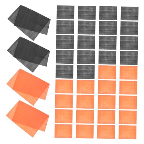 TOVINANNA 40 Stück Ultra-dünnes Seidenpapier in Schwarz und Orange Transparentes Bastelpapier für DIY Handwerk Geschenkverpackung Blumengestecke und Dekoration Hochtransparente TOVINANNA 40 Stück Ultra-dünnes Seidenpapier in Schwarz und Orange Transparentes Bastelpapier für DIY Handwerk Geschenkverpackung Blumengestecke und Dekoration Hochtransparente von TOVINANNA