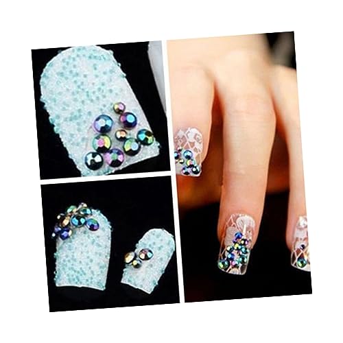 TOVINANNA 4000 Stück Bunte Strasssteine für Nageldesigns Teiliges aus Glitzernden Kristallen für Professionelle Nagelkunst und DIY Dekorationen für Handyhüllen und Einladungen von TOVINANNA