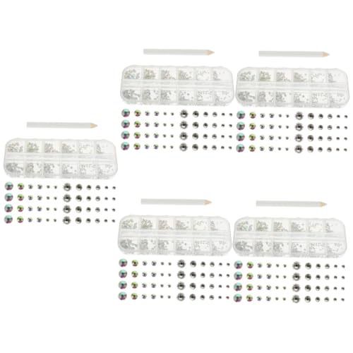 TOVINANNA 5 Sätze Flache für Nägel Glitzernde Strasssteine mit Nagelkunststiften Diy Nail Art Selbstklebend und Langlebig TOVINANNA 5 Sätze Flache für Nägel Glitzernde Strasssteine mit Nagelkunststiften Diy Nail Art Selbstklebend und Langlebig von TOVINANNA
