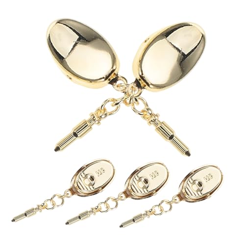 TOVINANNA 5 Stück Schmuckverschlüsse für Ketten und Armbänder Diy Anhänger Clips Flexible Verbindungselemente für Schmuckgestaltung Große Schnappverschlüsse von TOVINANNA