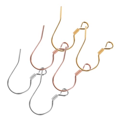 TOVINANNA 6Stücke Teiliges Ohrringhaken Silber für DIY Schmuckherstellung Ergonomisch Leicht und Vielseitig Einsetzbar für Kreative Ohrringprojekte Platin und Roségold TOVINANNA 6Stücke Teiliges Ohrringhaken Silber für DIY Schmuckherstellung Ergonomisch Leicht und Vielseitig Einsetzbar für Kreative Ohrringprojekte Platin und Roségold von TOVINANNA