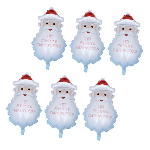 TOVINANNA 6St Ballon weihnachtsdeko Wandhaken dekorativ weiße Verzierungen Ornament Christbaumschmuck Weihnachtsfeierverzierung Partyzubehör Weihnachten Dekorationen Partybedarf schmücken von TOVINANNA