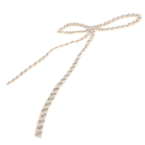 TOVINANNA Handgefertigter Perlen Schleifen Anhänger für Hochzeitskleider Diy Bastel Zubehör für Formelle Anlässe Raffinierte Kragenverzierung Vielseitige Anwendung Präzise Handarbeit von TOVINANNA