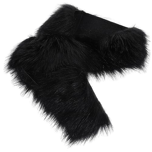 TOVINANNA Kunstpelz Band Flauschiges Schwarzes Fake Fur Ribbon für Dekorative Schuhe Kleidungsstücke DIY Bastelprojekte Wintermode und Festliche Handarbeitsdekoration TOVINANNA Kunstpelz Band Flauschiges Schwarzes Fake Fur Ribbon für Dekorative Schuhe Kleidungsstücke DIY Bastelprojekte Wintermode und Festliche Handarbeitsdekoration von TOVINANNA