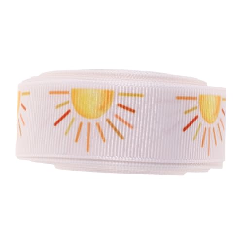 TOVINANNA Polyester Geschenkband Gelb Yards Langlebiges Bastelband für Sommerparty Hochzeit Vielseitiges Verpackungsmaterial und Festliche Dekoration Farbton für Kreative DIY Projekte von TOVINANNA