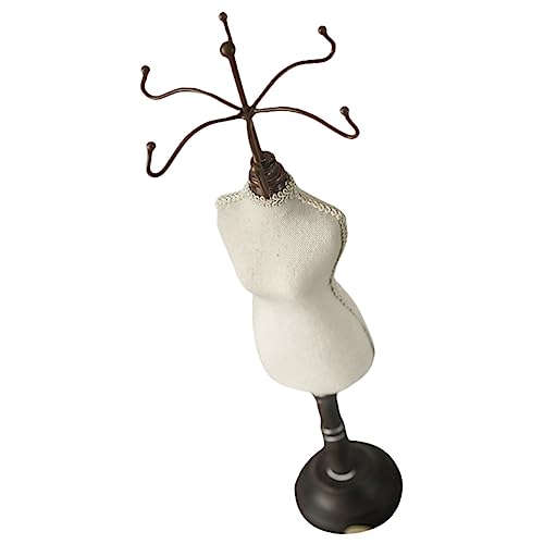 TOVINANNA Retro Schmuckständer Holz Eleganter Schmuckorganisator für Theken und Kommoden zur Aufbewahrung von Ohrringen und Accessoires Dekoratives Design für von TOVINANNA