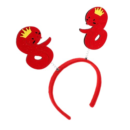 TOVINANNA Schlangenförmiges Stirnband Tierische Haaraccessoires für Neujahrsfeiern und Tier Themen Events für Jahr zum Haar Vielseitig Einsetzbar und Verarbeitet von TOVINANNA