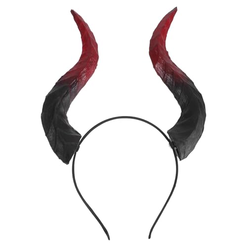 TOVINANNA Teufelshörner-stirnband: Abnehmbares Ochsenhörner-stirnband, Halloween-kostüm-haarband für Frauen, Männer, Mädchen, Cosplay, Maskerade-party-dekorationen TOVINANNA Teufelshörner-stirnband: Abnehmbares Ochsenhörner-stirnband, Halloween-kostüm-haarband für Frauen, Männer, Mädchen, Cosplay, Maskerade-party-dekorationen von TOVINANNA