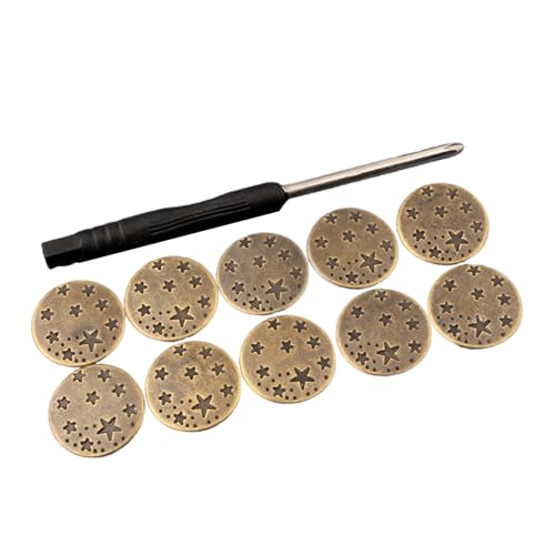 10 PCs Ersatzknöpfe 17mm Jeans Knöpfen Hosen Tasten Bundesknopf Für Schnelle Installation Auf Hosen von TOWARDSNAN