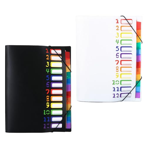 2PCS Set Erweitern Dateiordner 12 Fächer Wasserdichte Organisator Hülle Für Schul Und Büroversorgungen 2PCS Set Erweitern Dateiordner 12 Fächer Wasserdichte Organisator Hülle Für Schul Und Büroversorgungen von TOWARDSNAN