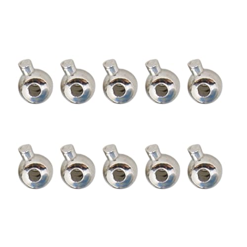 Set Von 10 Multifaunten Abstandshalterperlen Charme Lose Perlen Legierung Textur Easy Faden Perlen Für Armband Herstellung Geeignet von TOWARDSNAN