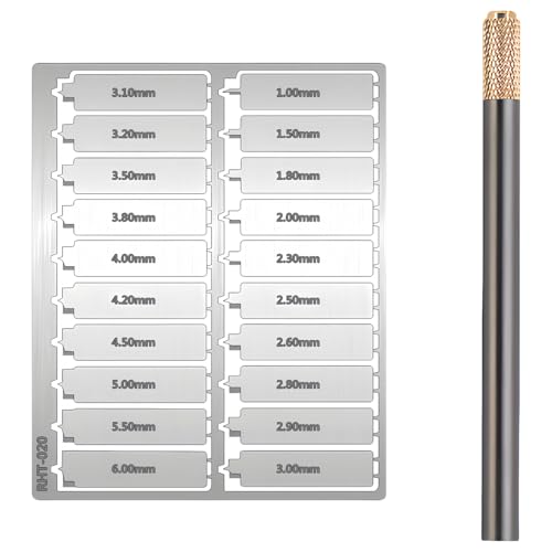 TOWARDSNAN Präzise Runde Hole Maker Kits Mit 20 Größenbaltschneider Und Stanzgriff Für Die Verwendung Von Architekturmodellierungen von TOWARDSNAN