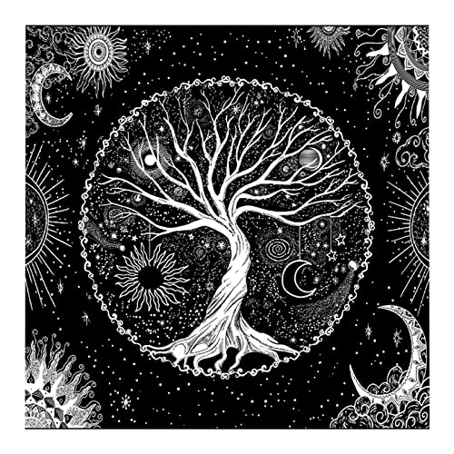 TOWARDSNAN Tarot Tischdecke 12-Konstellation Pentakel Tischdecke Tarot Karte Tischdecke Stoffbrettspielpolster Für Psychologen von TOWARDSNAN