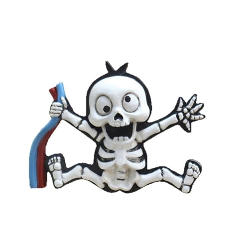 TOWARDSNAN Unheimliches Skeletthandschalter Plattenabdeckung Halloween Dekoration Realistisches Harz Warnschild Für Home Party Festival Home Accessoires von TOWARDSNAN