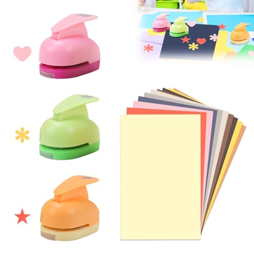 3 Stück Papierstanzer Set, Motivstanzer Motivlocher Stanzer Ausstanzer Set Stern Herz Schneeflocke Motivstanzer Ausstanzer Set für die Kartenherstellung, Scrapbooking und DIY 3 Stück Papierstanzer Set, Motivstanzer Motivlocher Stanzer Ausstanzer Set Stern Herz Schneeflocke Motivstanzer Ausstanzer Set für die Kartenherstellung, Scrapbooking und DIY von TOWEBOORY