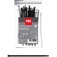 100 TOX Kabelbinder Clip schwarz von TOX