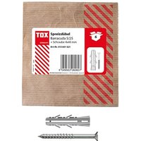 TOX BARRACUDA 013601021 Dübel mit Schrauben Ø 5,0 mm x 25,0 mm, 6 St. von TOX
