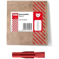 TOX TRI 6/51 010600061 Universaldübel Ø 6 mm x 51 mm, 6 St. von TOX
