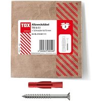 TOX TRI 8/51 010601111 Dübel-Schrauben Set Ø 8,0 mm x 51,0 mm, 2 St. TOX TRI 8/51 010601111 Dübel-Schrauben Set Ø 8,0 mm x 51,0 mm, 2 St. von TOX