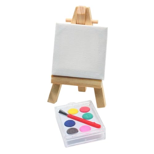 1Satz Mini Staffelei aus Teiliges Mini Malwerkzeug für Kreative DIY Projekte Wohnaccessoire oder für Sammler 1Satz Mini Staffelei aus Teiliges Mini Malwerkzeug für Kreative DIY Projekte Wohnaccessoire oder für Sammler von TOYANDONA