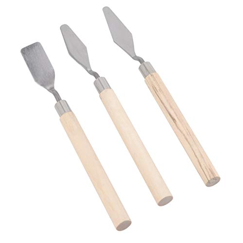 3 Stk Professionelles Messer Ölmalwerkzeug Edelstahlspatel Kunstmesserset Spachtel Malen Ölgemäldemesser Ölgemälde-werkzeug Farbmischspatel 3-teiliges Set 3d Flexibel Hölzern 3 Stk Professionelles Messer Ölmalwerkzeug Edelstahlspatel Kunstmesserset Spachtel Malen Ölgemäldemesser Ölgemälde-werkzeug Farbmischspatel 3-teiliges Set 3d Flexibel Hölzern von TOYANDONA