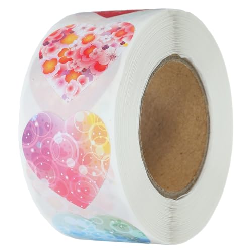 TOYANDONA Herzaufkleber Zum Valentinstag Selbstklebende Herzformen Für Die Dekoration Von Umschlägen 1 Rolle TOYANDONA Herzaufkleber Zum Valentinstag Selbstklebende Herzformen Für Die Dekoration Von Umschlägen 1 Rolle von TOYANDONA