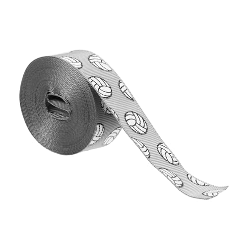 TOYANDONA 1 Rolle Volleyball Themen Rollband zum Basteln Grosgrain Ribbon für Diy Projekte Haarschmuck Dekoration und Hohe Haltbarkeit Graue Farbe TOYANDONA 1 Rolle Volleyball Themen Rollband zum Basteln Grosgrain Ribbon für Diy Projekte Haarschmuck Dekoration und Hohe Haltbarkeit Graue Farbe von TOYANDONA