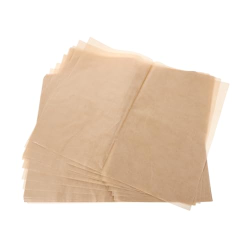 TOYANDONA 1 Satz Antikes Zikade-flügel-lederpapier Duilian-übungsarbeit Fine-art-kalligraphiepapier Xuan-reispapier Leeres Reispapier Chunlian-übungspapier Light Brown Reis Papier 50 Stück von TOYANDONA