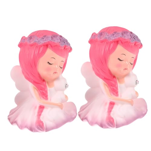 TOYANDONA 1 Satz Backkuchendekor Tabletop-mädchenfigur Willkommen Fee Kuchendekorationen Wohnkultur Skulptur Des Kleinen Mädchens Kuchenverzierung Vinyl 2 Stück TOYANDONA 1 Satz Backkuchendekor Tabletop-mädchenfigur Willkommen Fee Kuchendekorationen Wohnkultur Skulptur Des Kleinen Mädchens Kuchenverzierung Vinyl 2 Stück von TOYANDONA