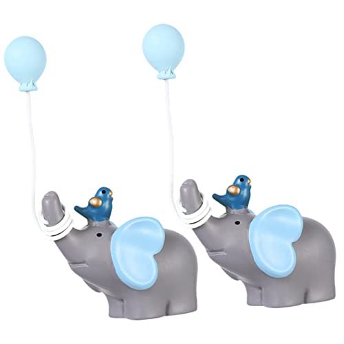 TOYANDONA 1 Satz Elefantenfiguren Harz Süße Cupcake Topper Für Torten Tierminiaturen Für Partys Dekoration Für Geburtstage Hochzeiten Und Feiertage 2 Stück TOYANDONA 1 Satz Elefantenfiguren Harz Süße Cupcake Topper Für Torten Tierminiaturen Für Partys Dekoration Für Geburtstage Hochzeiten Und Feiertage 2 Stück von TOYANDONA