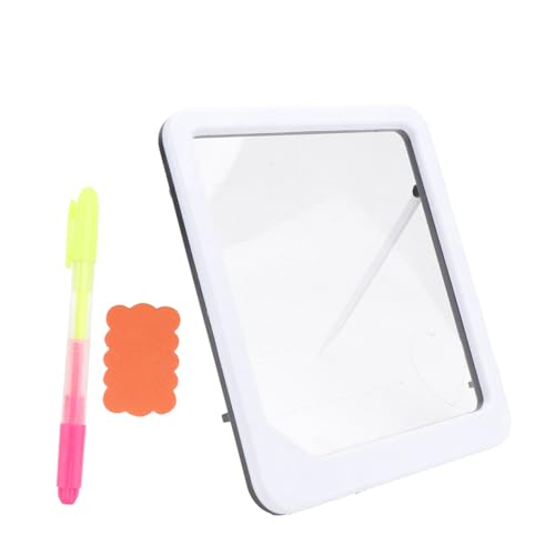 TOYANDONA 1 Satz Leuchtende Schreibtafel Lerntafel für Zeichenbrett löschbare -Anschlagtafel Zeichentablett zeichnen Tablet ABS und elektronische Komponenten Weiß von TOYANDONA