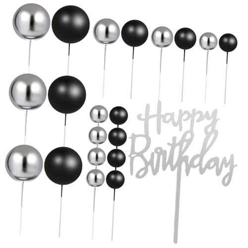 TOYANDONA 1 Satz Schwarzgoldene Kuchendekoration Kugelkuchenpicks Kuchenkugeln Kugeln Kuchen Picks Kuchen Topper Disco-kugel-kuchendekoration Ballon-kuchendekorationen Kuchen -topper Papier TOYANDONA 1 Satz Schwarzgoldene Kuchendekoration Kugelkuchenpicks Kuchenkugeln Kugeln Kuchen Picks Kuchen Topper Disco-kugel-kuchendekoration Ballon-kuchendekorationen Kuchen -topper Papier von TOYANDONA