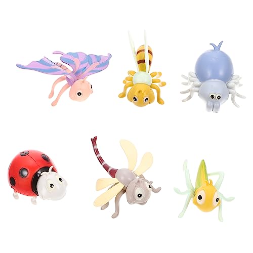 TOYANDONA 1 Satz simulierte Insekten Kinderspielzeug Spielzeug für Kinder Tischdekoration Plastik Spielzeuge Modelle Tiermodell-Spielzeug Insektenmodellschmuck Ozean schmücken Requisiten PVC von TOYANDONA