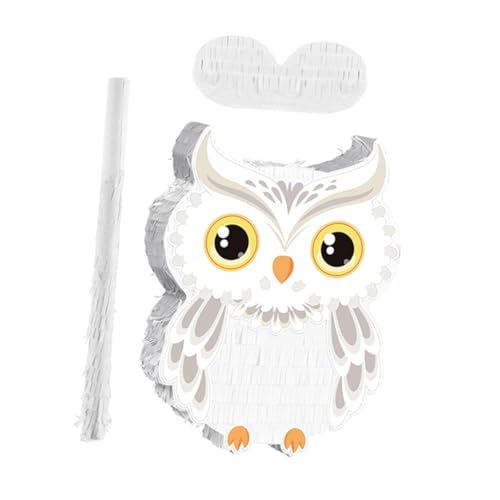 TOYANDONA 1 Satz Tier Piñata mit Stock und Augenbinde für Kindergeburtstage Halloween und Dschungel Themenfeiern Spaßiges Partyspiel für Jungen und Mädchen von TOYANDONA