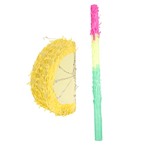 TOYANDONA 1 Satz Zitronen-Piñata funnytoys funny toys Partyzubehör Obstpinata Luau-Partyspiele Gamer-Party-Dekorationen Gastgeschenke für Kindergeburtstage Pinata-Stick Aluminiumfolie Yellow TOYANDONA 1 Satz Zitronen-Piñata funnytoys funny toys Partyzubehör Obstpinata Luau-Partyspiele Gamer-Party-Dekorationen Gastgeschenke für Kindergeburtstage Pinata-Stick Aluminiumfolie Yellow von TOYANDONA