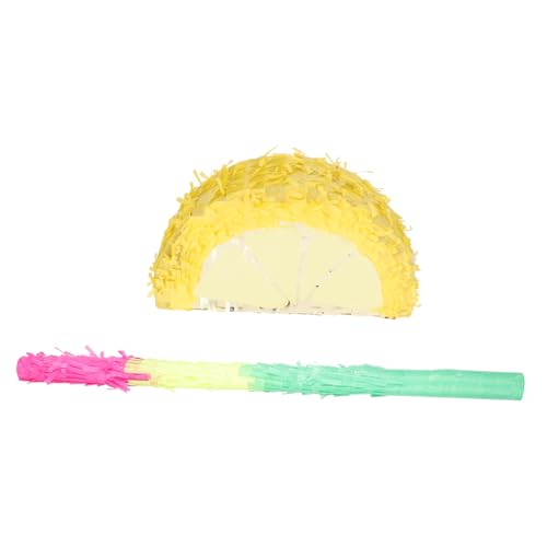 TOYANDONA 1 Satz Zitronen-piñata Dekorationen Sommer Party Geburtstag Einzigartige Mexikanische Piñata Lustige Spielsachen Pinata-stick Yellow Aluminiumfolie TOYANDONA 1 Satz Zitronen-piñata Dekorationen Sommer Party Geburtstag Einzigartige Mexikanische Piñata Lustige Spielsachen Pinata-stick Yellow Aluminiumfolie von TOYANDONA