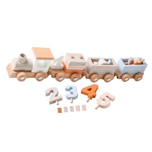 TOYANDONA 1 Satz Zug Pädagogisches Zahleneisenbahnspielzeug Kinderspielzeug Zahlenlernspielzeug Zahlenzug Für Anzahl Kognitiver Spielzeuge Hölzern Light Brown TOYANDONA 1 Satz Zug Pädagogisches Zahleneisenbahnspielzeug Kinderspielzeug Zahlenlernspielzeug Zahlenzug Für Anzahl Kognitiver Spielzeuge Hölzern Light Brown von TOYANDONA