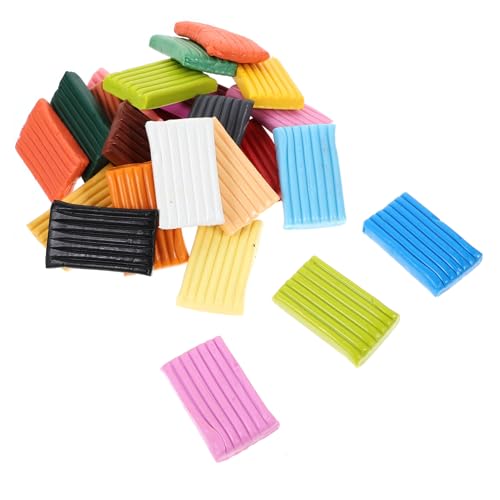 TOYANDONA 1 Schachtel DIY Modelliermasse Farben Selbsttrocknende Knete für Kreatives Basteln für Hobbykünstler und Töpferarbeiten Kartonverpackung von TOYANDONA
