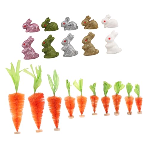TOYANDONA 1 Set Desktop Ornamente Tischhase Ostertischdekorationen Simulationskarotten Ornamente Hängende Hasenfiguren Glitzerhase Tisch Osterdekor Künstliche Karotte Aus Holz TOYANDONA 1 Set Desktop Ornamente Tischhase Ostertischdekorationen Simulationskarotten Ornamente Hängende Hasenfiguren Glitzerhase Tisch Osterdekor Künstliche Karotte Aus Holz von TOYANDONA