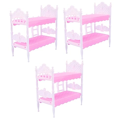 TOYANDONA 1 Set Puppen Etagenbett Mini Puppenmöbel Miniatur Zubehör Für Mädchen Wohnaccessoires Puppenständer Miniatur Schlafzimmermöbel Winzige Möbel Hochbett TOYANDONA 1 Set Puppen Etagenbett Mini Puppenmöbel Miniatur Zubehör Für Mädchen Wohnaccessoires Puppenständer Miniatur Schlafzimmermöbel Winzige Möbel Hochbett von TOYANDONA
